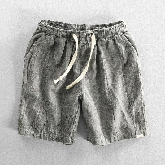Men’s Casual Shorts – Relaxed Fit – Breathable Blend – Drawstring Waist – Above Knee
